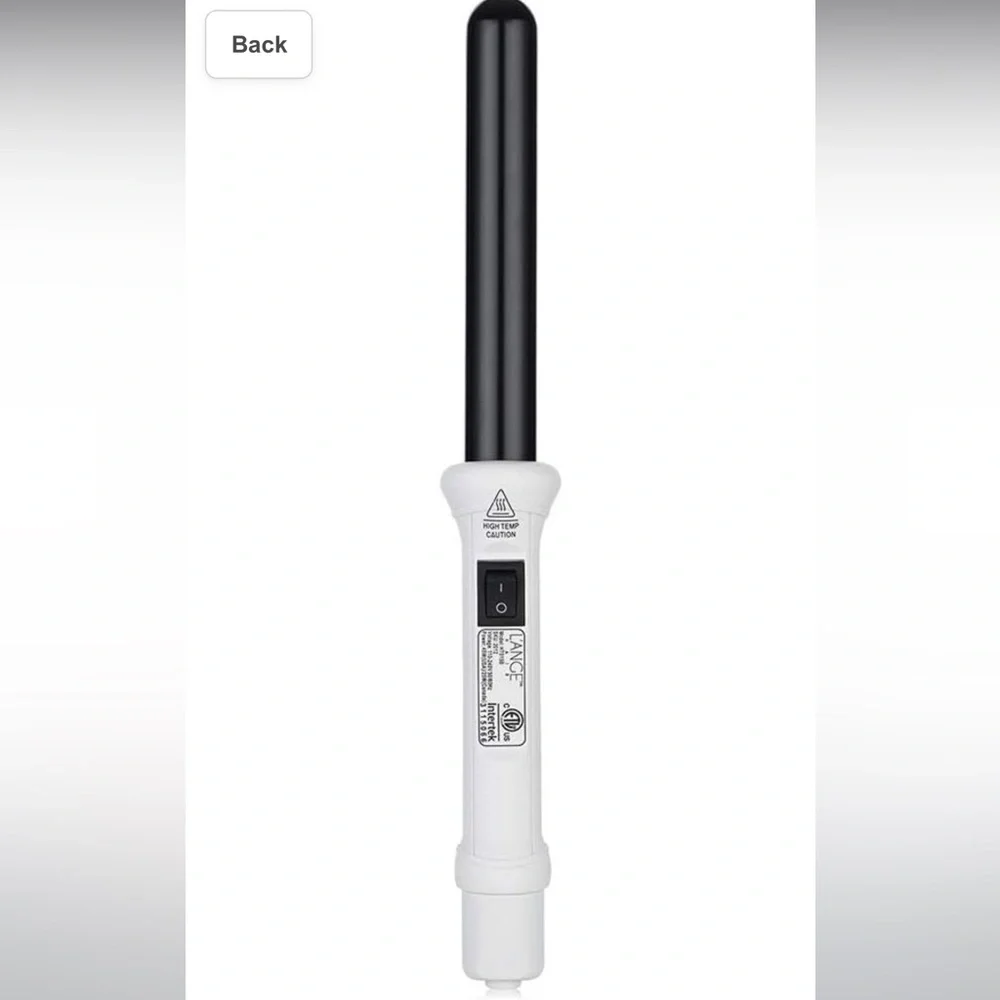 L'ANGE HAIR Ondulé Titanium Curling Wand White New In Box - Picture 4 of 7